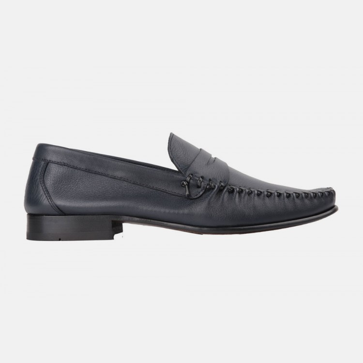 MARCOMEN 08100 LACIVERT LOAFER DERI AYAKKABI