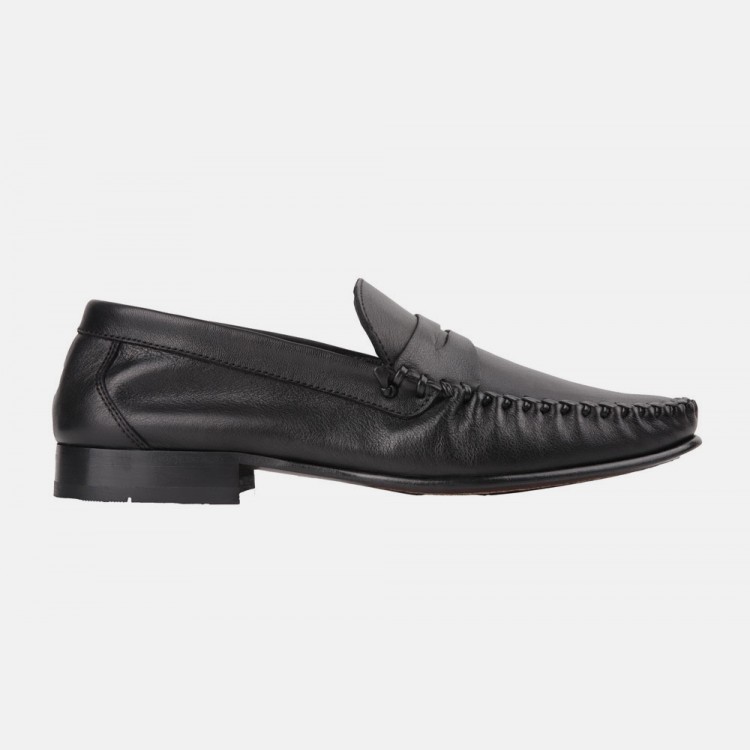 MARCOMEN 08100 SIYAH LOAFER DERI AYAKKABI