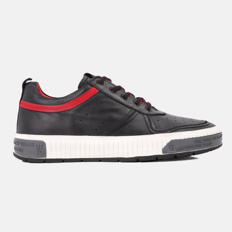 MARCOMEN 15025 SNEAKER SİYAH-KIRMIZI AYAKKABI