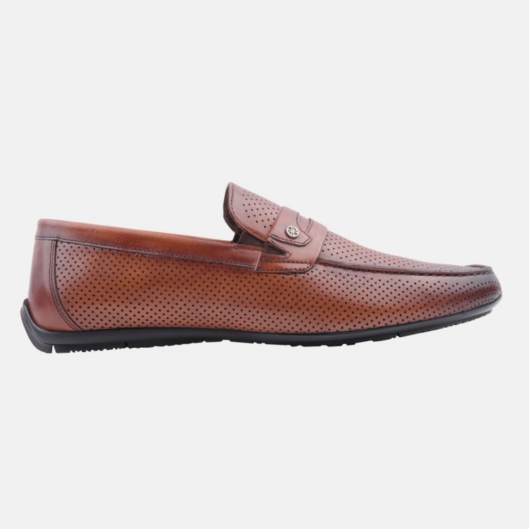 MARCOMEN 17028 TABA LOAFER DERİ AYAKKABI