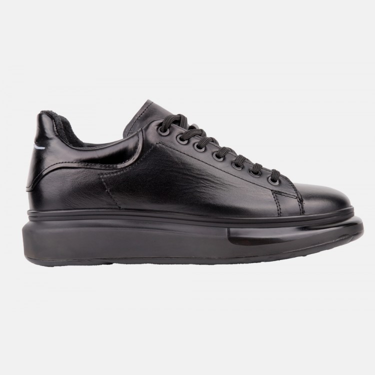 Marcomen 17031 Siyah Sneaker Deri Ayakkabı