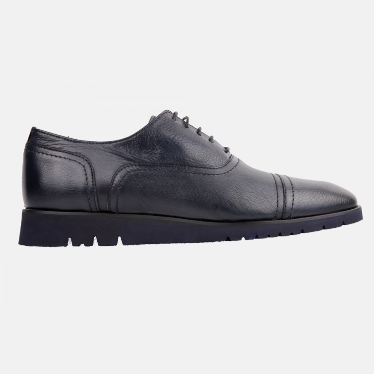 Marcomen 17035 Lacivert Loafer Deri Ayakkabı