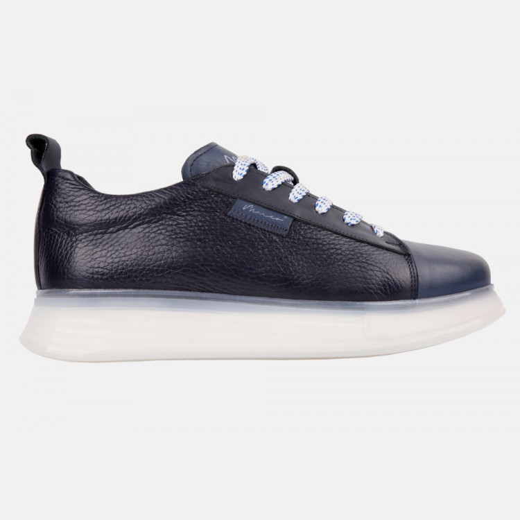 Marcomen 17065 Lacivert Sneaker Deri Ayakkabı