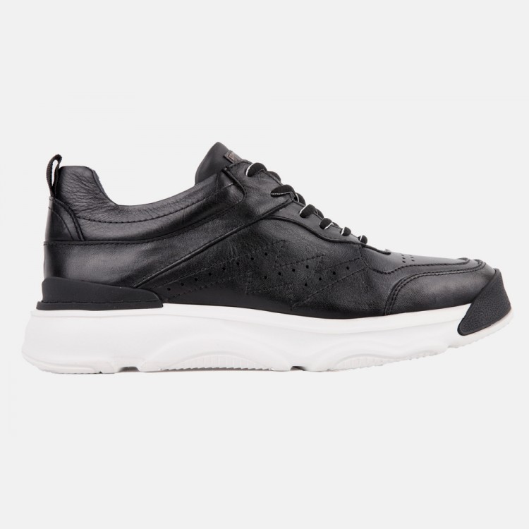 Marcomen 17123 Siyah Sneaker Deri Ayakkabı