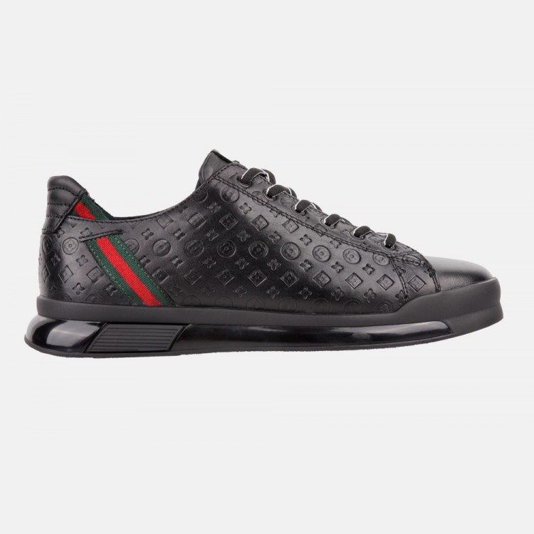 Marcomen 17276 Sneaker Siyah Deri Ayakkabı