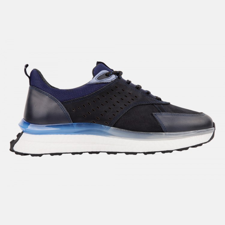 Marcomen 17307 Lacivert Sneaker Deri Ayakkabı