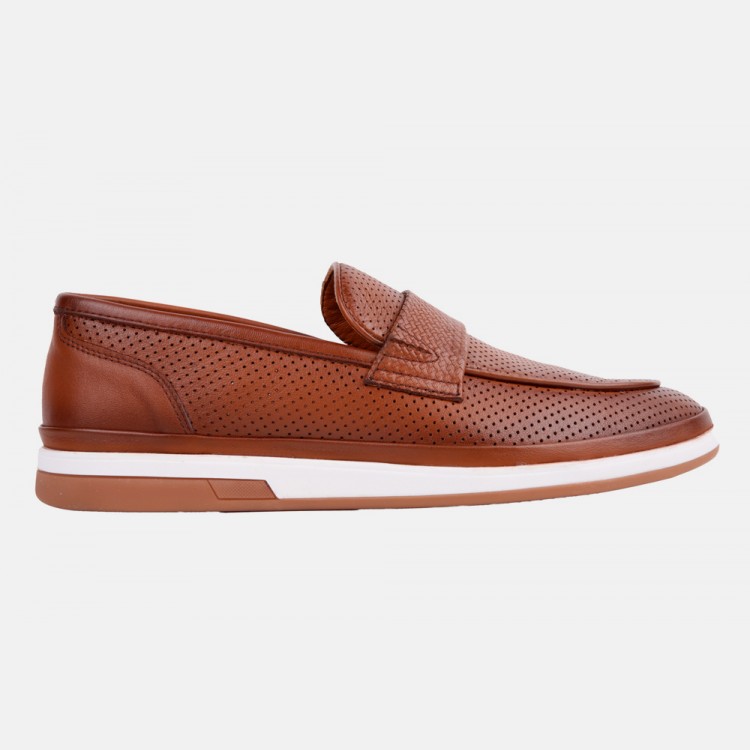 Marcomen 17420 Taba Loafer Deri Ayakkabı