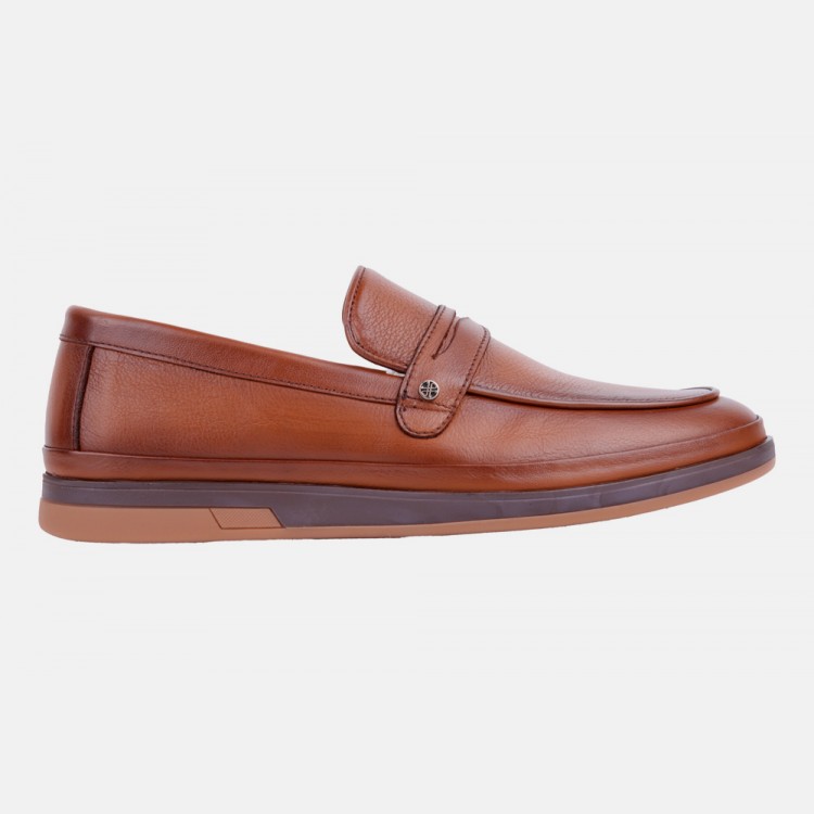 Marcomen 17434 Loafer Taba Deri Ayakkabı