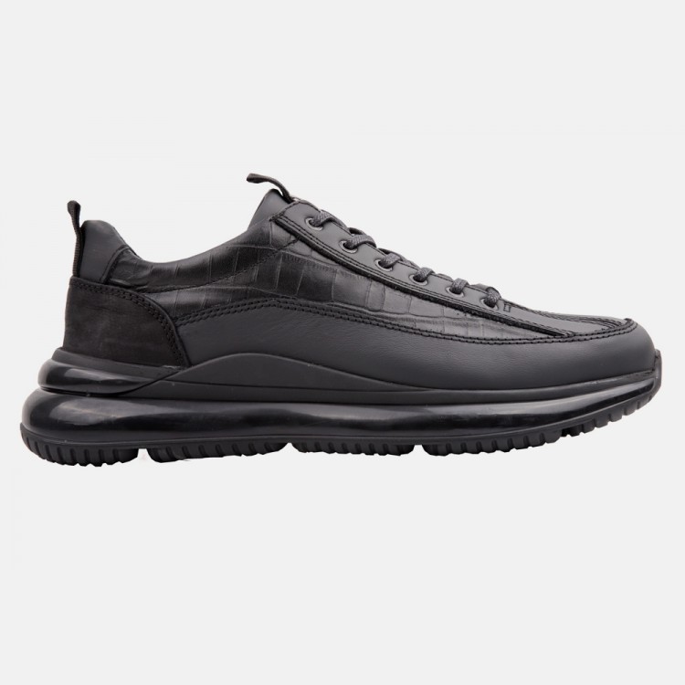 MARCOMEN 18168 SİYAH SNEAKER DERİ AYAKKABI