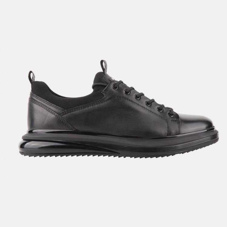 MARCOMEN 18366-1 SIYAH-SIYAH SNEAKER DERI AYAKKABI