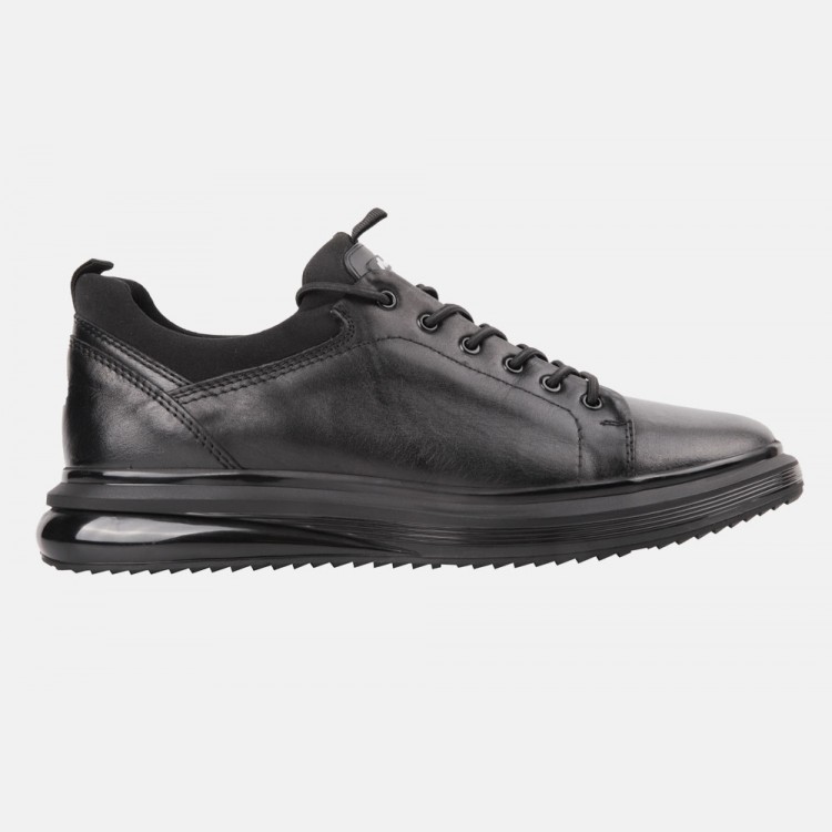 MARCOMEN 18366 SIYAH SIYAH SNEAKER DERI AYAKKABI
