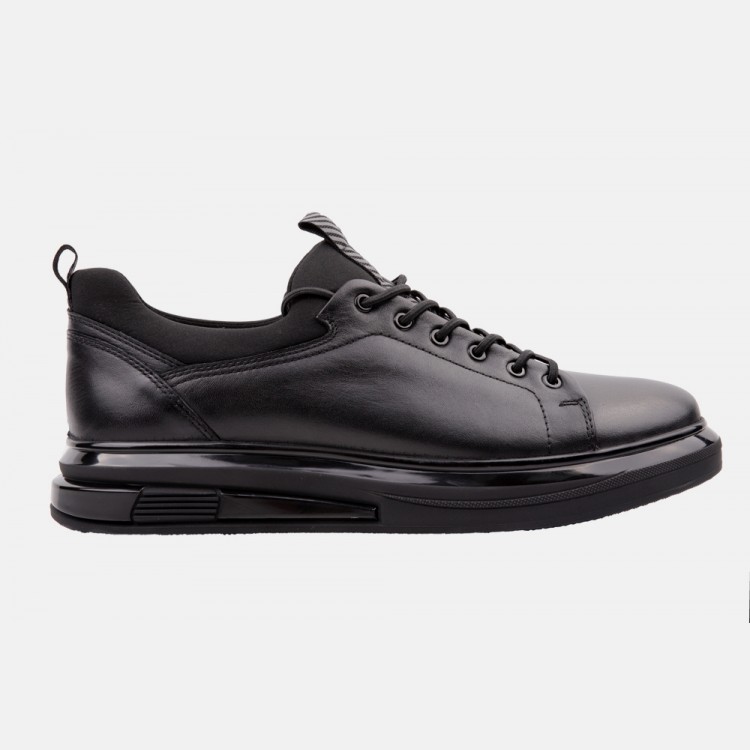 MARCOMEN 18366 SİYAH SNEAKER DERİ AYAKKABI