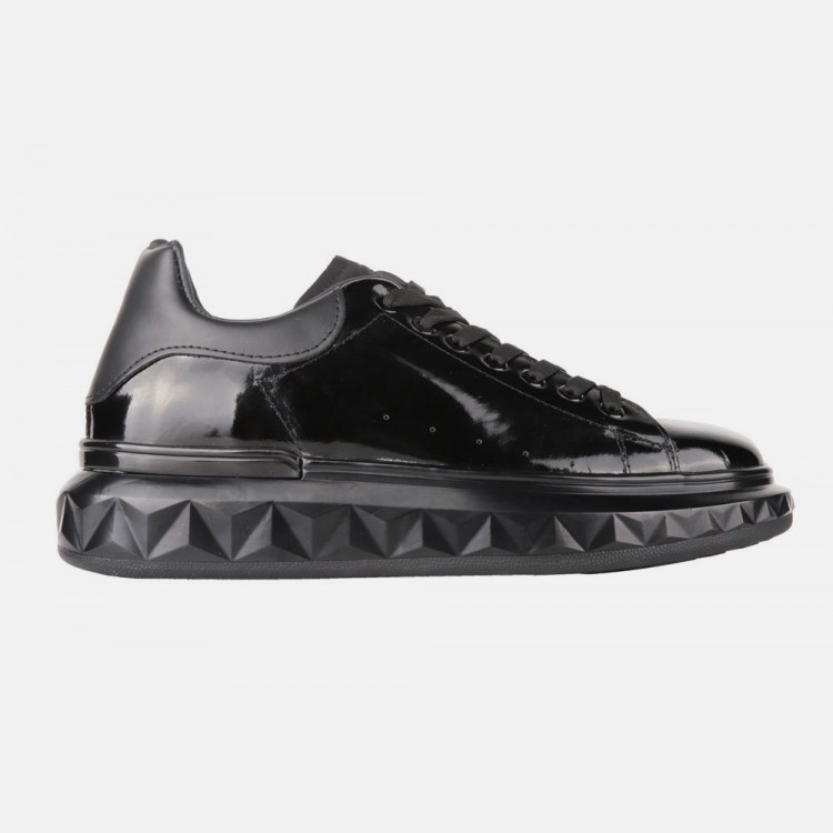 MARCOMEN 19369 SİYAH SIYAH DERİ SNEAKER AYAKKABI