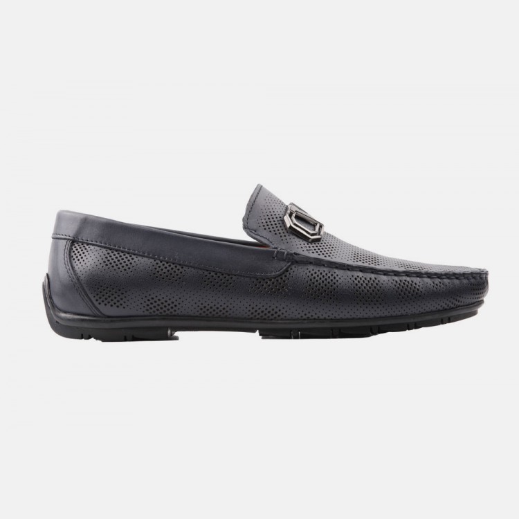 MARCOMEN 19389 LACİVERT DERİ LOAFER AYAKKABI