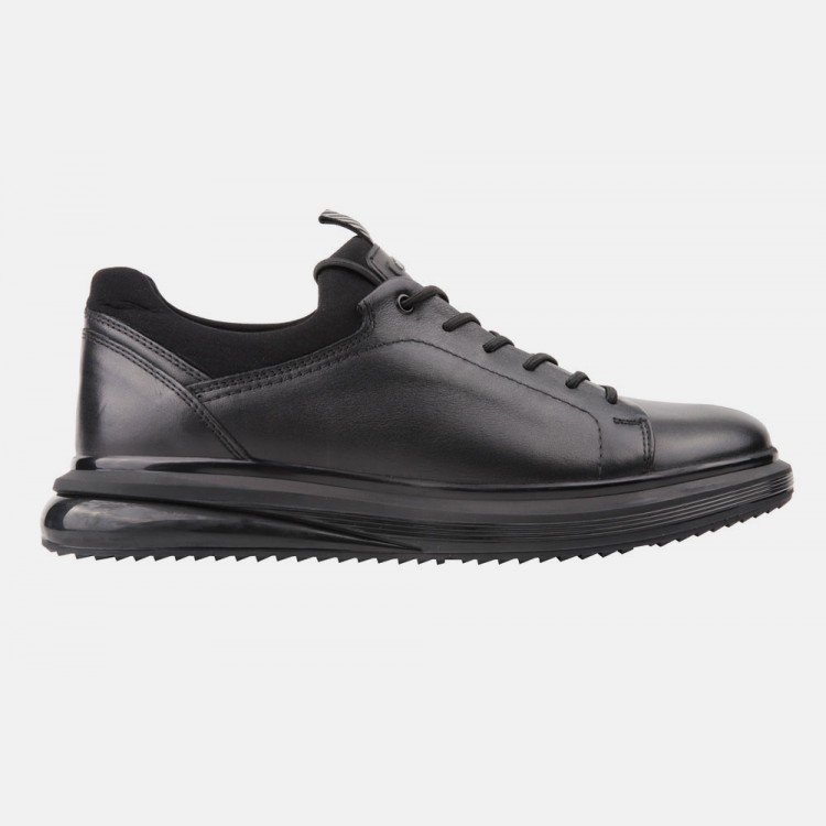 MARCOMEN 19596 SIYAH-SIYAH SNEAKER DERI AYAKKABI