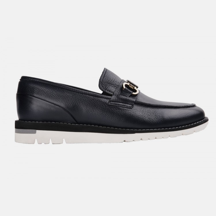 MARCOMEN 19747 LACIVERT LOAFER DERI AYAKKABI