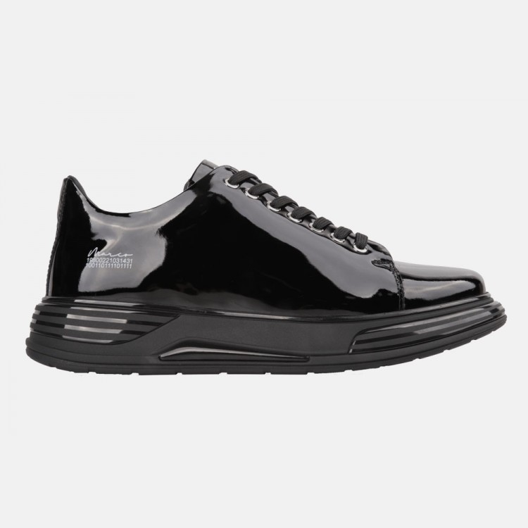 MARCOMEN 20032 SİYAH RUGAN SNEAKER DERİ AYAKKABI