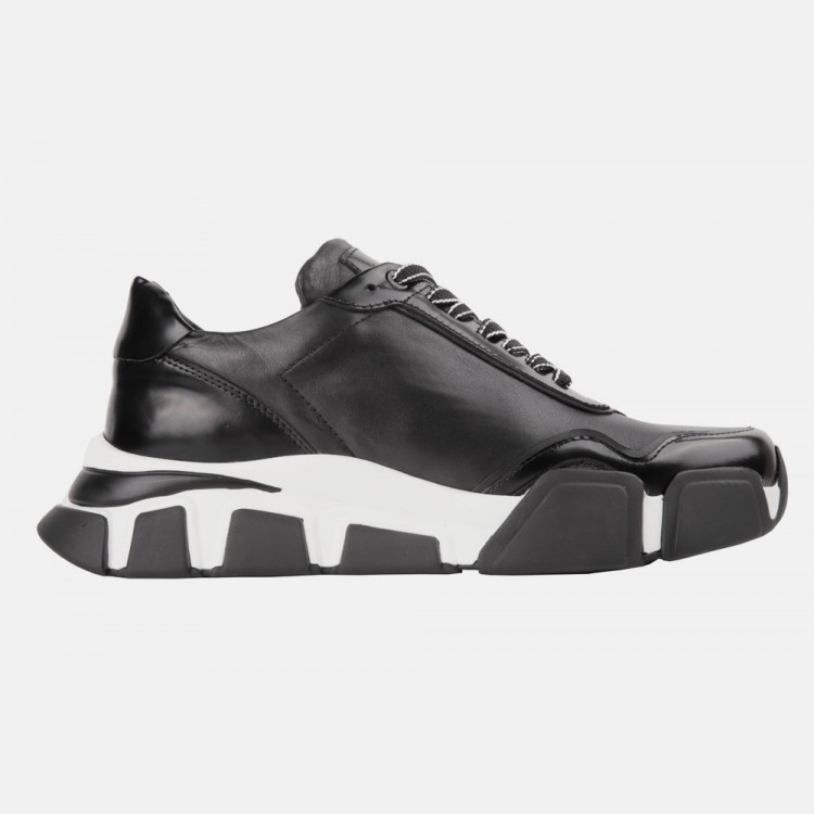 MARCOMEN 20069 SİYAH SNEAKER DERİ AYAKKABI