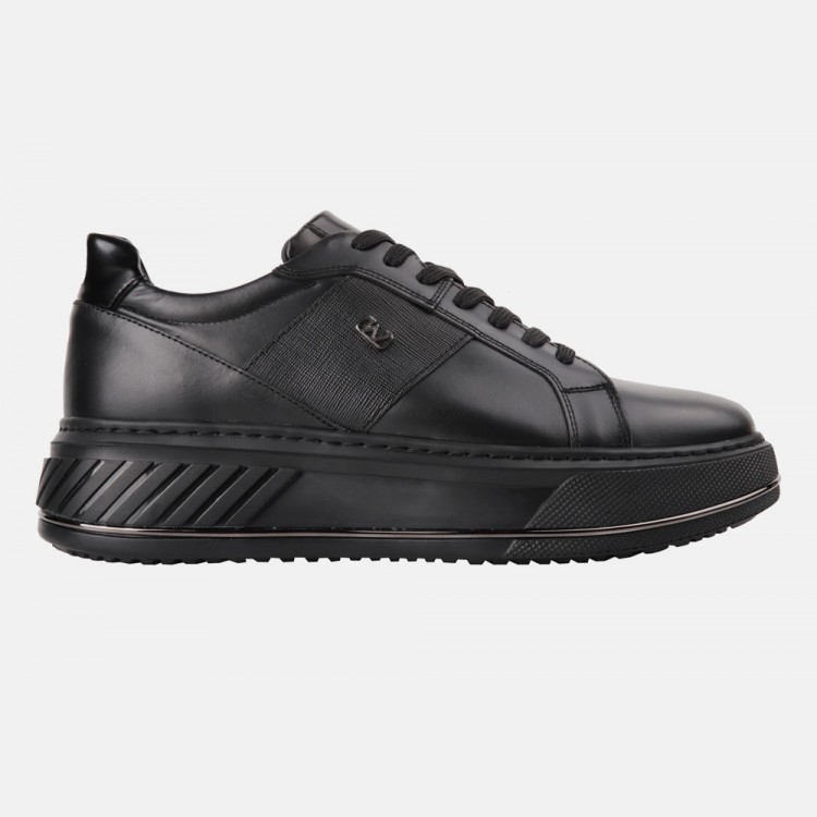 MARCOMEN 20319 SİYAH SNEAKER DERİ AYAKKABI