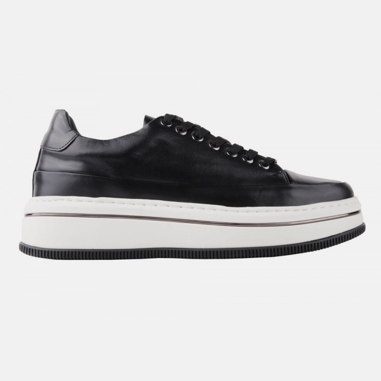 MARCOMEN 21102 SIYAH-SIYAH SNEAKER DERI AYAKKABI