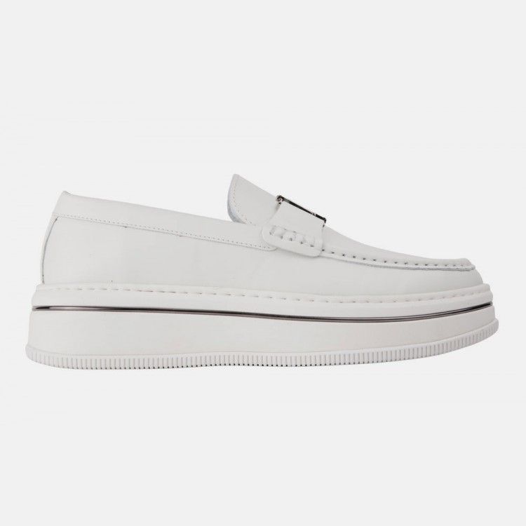 MARCOMEN 21108 BEYAZ LOAFER DERI AYAKKABI