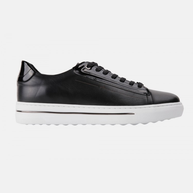 MARCOMEN 21136 SIYAH-SIYAH RUGAN SNEAKER DERI AYAKKABI