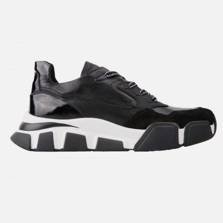 MARCOMEN 21164 SIYAH SUET SNEAKER DERI AYAKKABI